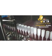 Glass Bottle Coating Plant – Conveyorized Decorative Spray Coating Line for Perfume/Cosmetic Bottles, Pre-Treatment, UV/Paint Application, 3-6kW, CE Certified for Luxury Packaging 